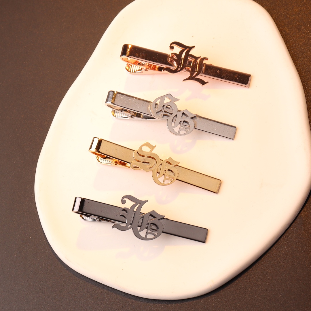 Spinka do krawata z inicjałami – Tie Clip Silver recenzja i cena